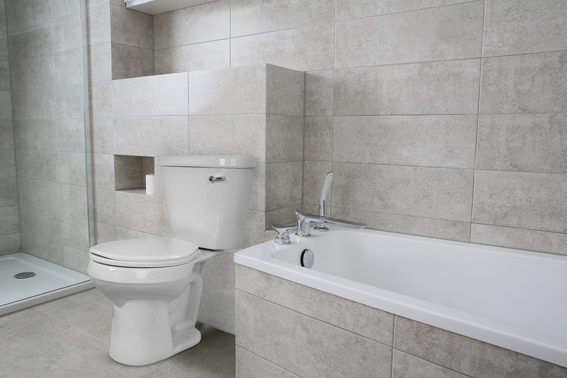 Centoco 3700SC-001 Round Plastic Toilet Seat with Safety Close, Light Weight Residential, White - Image 2